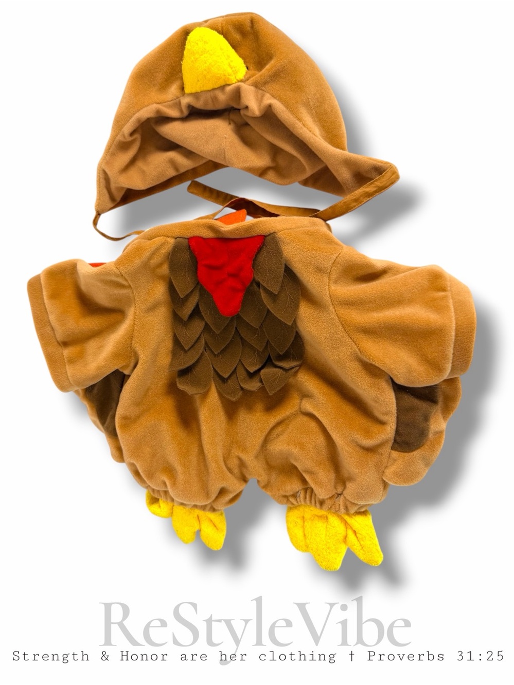 BUILD A BEAR BAB Costume Clothing Outfit ONLY Turkey Thanksgiving RETIRED RARE